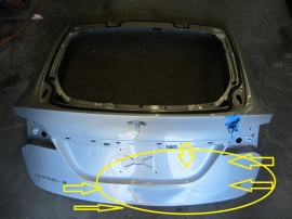 Tesla Model X - Rear Liftgate Trunk Lid HATCH GATE REAR GATE - 1009710 00 H  PICK UP ONLY